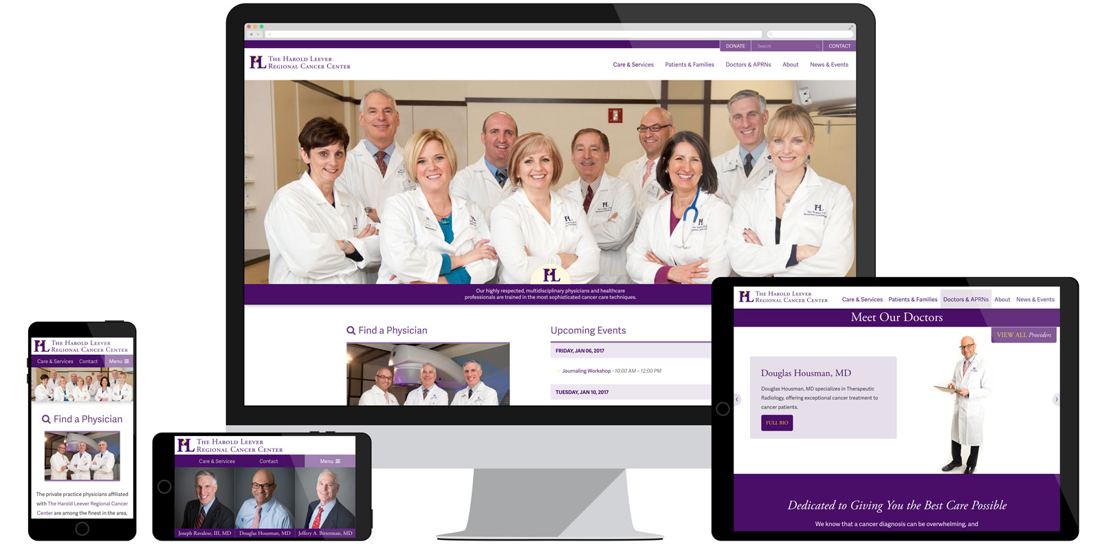Harold Leever Regional Cancer Center Website